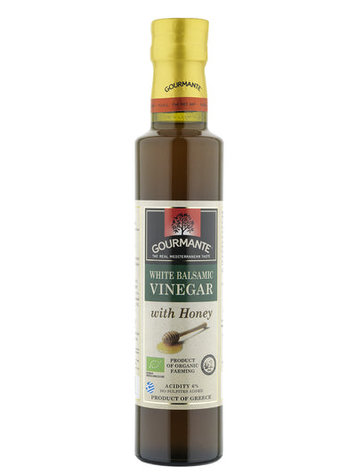 Gourmante BIO White Balsamic Vinegar with Honey 250ml