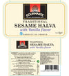 Gourmante Traditional Sesame Halva with Vanilla flavor 100gr