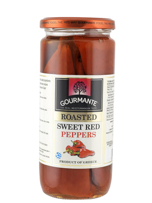 Gourmante Roasted Sweet Red Peppers in Brine 450gr