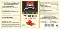 Gourmante Roasted Sweet Red Peppers in Brine 450gr