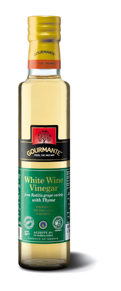 Gourmante BIO White Wine Vinegar with Thyme 250ml