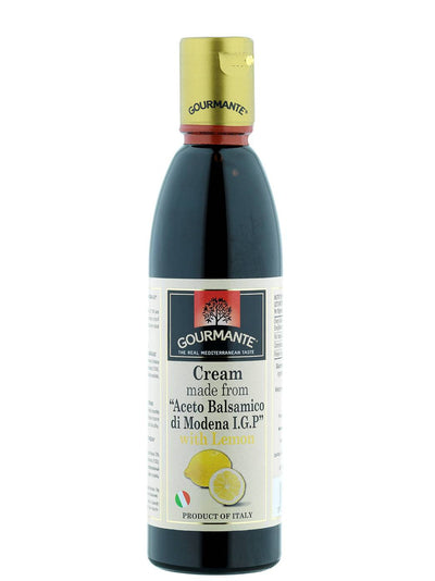 Gourmante Cream made from "Aceto Balsamico di Modena IGP" with Lemon 250ml