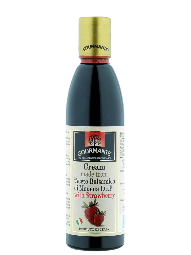 Best cream from Italian Real | strawberry - vinegar Balsamic - with Mediterranean Gourmante The Taste Gourmante