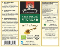 Gourmante BIO White Balsamic Vinegar with Honey 250ml