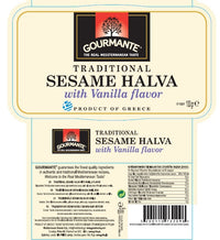 Gourmante Traditional Sesame Halva with Vanilla flavor 100gr