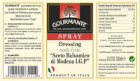 Gourmante Dressing made from "Aceto Balsamico di Modena IGP" Spray 100ml